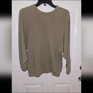 Madewell Waffle Knit Button-Neck Pullover